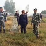 सीमानाकामा नेपाली र भारतीय सुरक्षाकर्मीको निगरानी