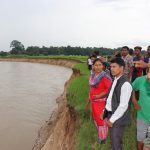 Twenty families displaced due to river cutting