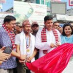 नेपालगन्ज-कोहलपुर चारलेन सडकको मन्त्री राईद्वारा शिलान्यास