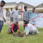 बाँकेको जानकी गाउँपालिकामा वृक्षारोपण