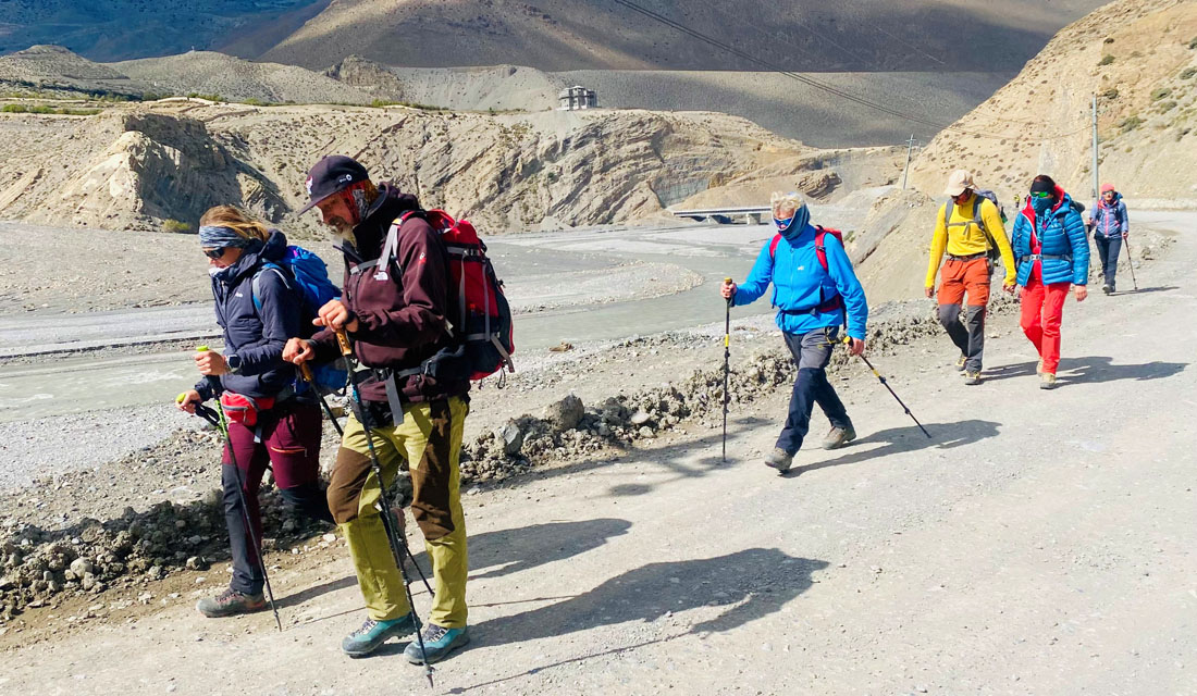 मुस्ताङमा बढ्न थाल्यो बाह्य पर्यटकको चहलपहल