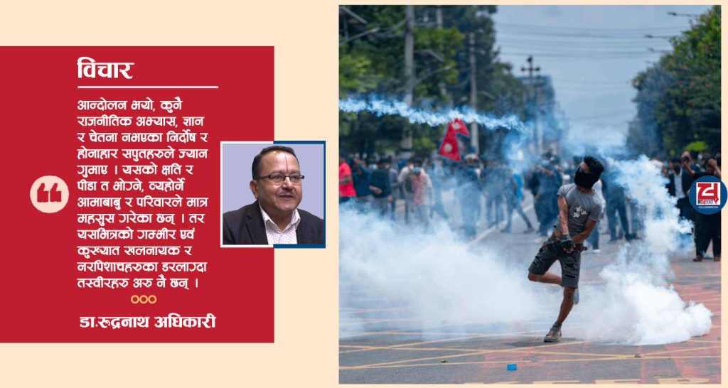 विध्वंश मच्चाउने सबै जेनजी नै हुन् ?