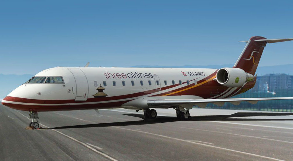 धनगढी उडेको श्री एयरलाइन्सको जहाज मध्यरातमा काठमाडौं फिर्ता