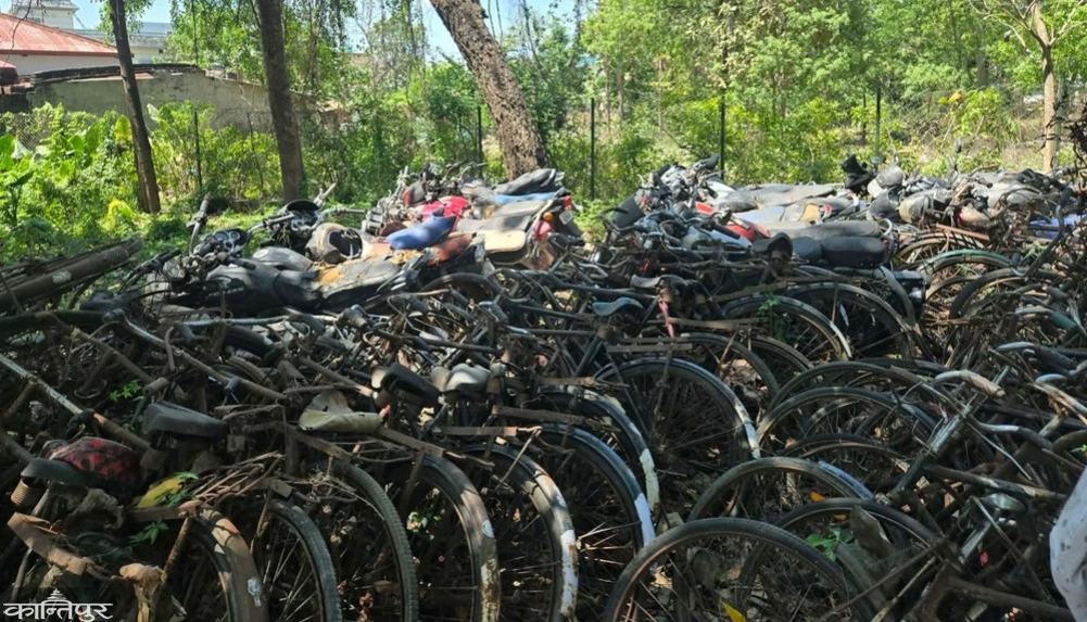 बरामद गरिएका साइकल र काठबाट ४३ लाख राजश्व