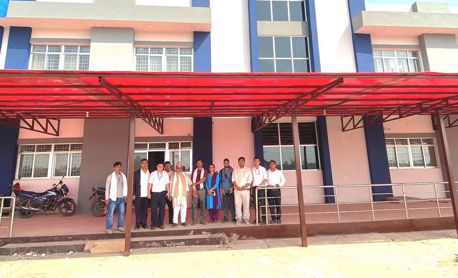 जानकीमा आधारभूत अस्पताल निर्माण ९८ प्रतिशत सकियो