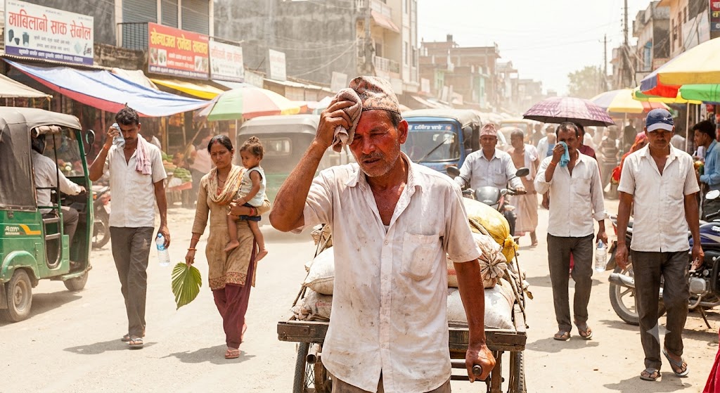 तराईमा अझै तातो लहर, नेपालगन्ज र धनगढीमा ‘हिटवेभ’को चेतावनी