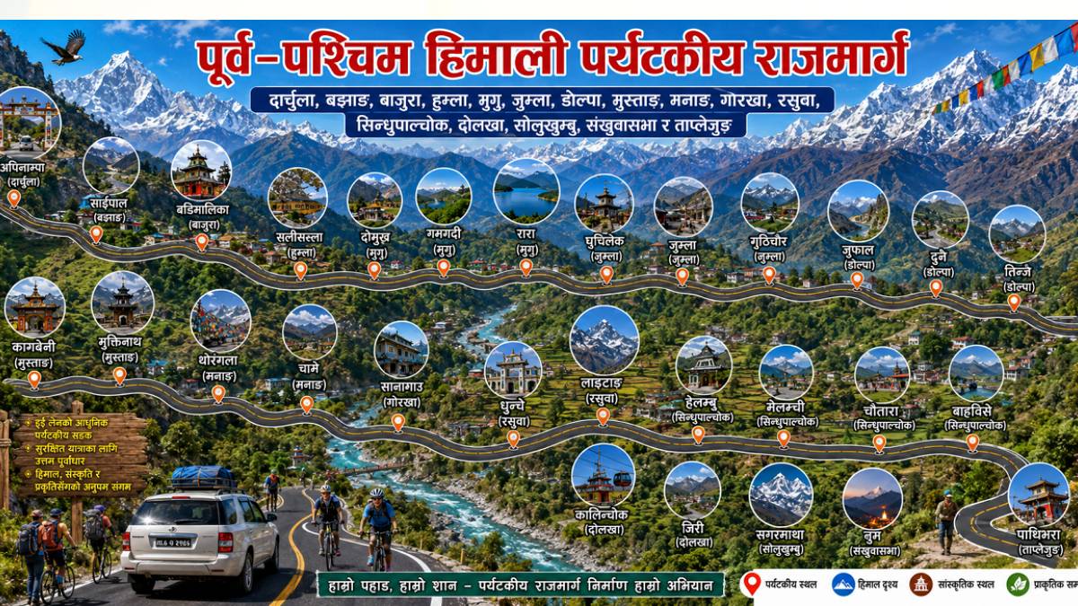 १६ हिमाली जिल्लाका गन्तव्य अब एउटै सडक सञ्जालमा